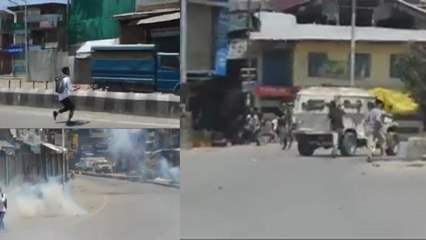 एएनआई की ओर से पत्थरबाजी का जो वीडियो जारी किया गया है,  तंगधार में हुए एनकाउंटर के बाद का है।