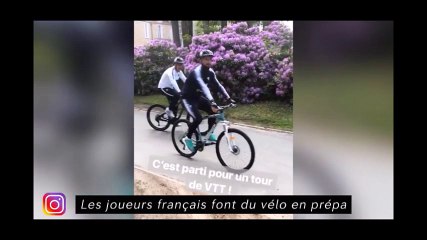 Les joueurs Français font du vélo en prépa, Braithwaite continue de bosser en vacances