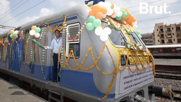 L'Inde fait rouler des trains solaires