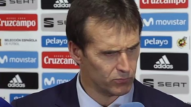 Lopetegui: El equipo ha hecho muchas cosas buenas, pero tenemos que mejorar