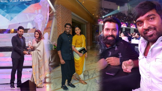 விஜய் அவார்ட்ஸ்...சிறந்த நடிகர் விஜய் சேதுபதி ,நடிகை - நயன்தாரா! - வீடியோ