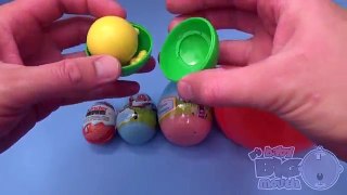 Surprise Eggs Learn Sizes from Smallest to Biggest Week! Lesson 1