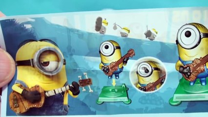 Download Video: Minions new Fun Toys Kinder Surprise Eggs Review Learn Charers Name Ovos Surpresa