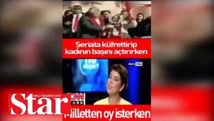 CHP�li Tuncay Özkan başörtülü kadına şeriata küfrettirip başörtüsünü çıkartmıştı