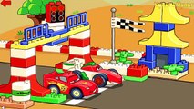 Lightning McQueen VS Francesco Bernoulli Final Race! - Cartoon Lego Disney Cars Games For Children