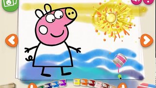 Peppa Pig on the beach dress up game 3