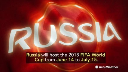 What's the weather like in 2018 World Cup host country, Russia?
