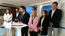 Antona tras la reunión con presidentes insulares del PP de Canarias
