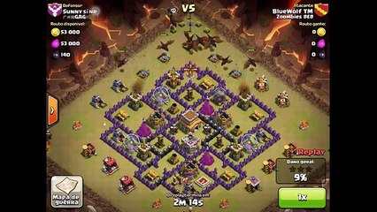 Clash of clans dragon attack strategy town hall 8 1