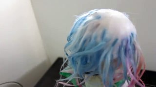 Making a Custom Doll Wig: Pastel Ombre Curls!