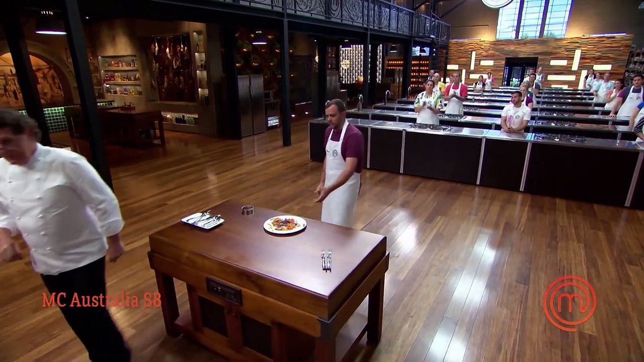 Nathaniel and Matt's dish being tasted by Marco Pierre White - MasterChef World