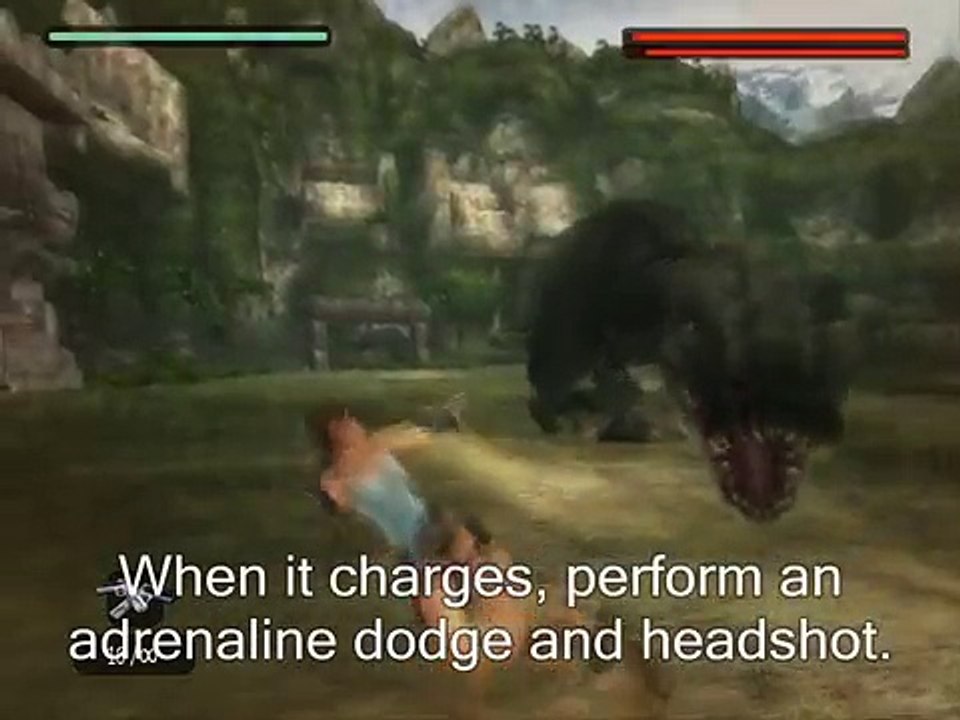 Tomb Raider: Anniversary T. rex Boss