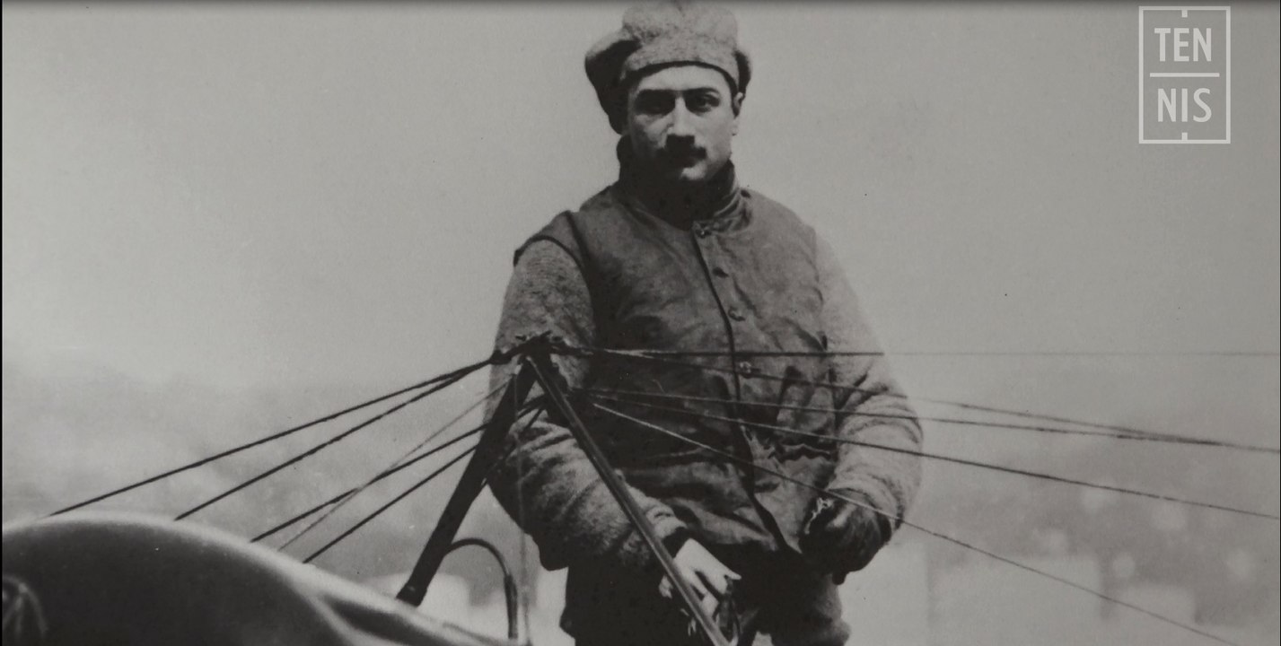 La FFT honore la mémoire de l'aviateur Roland Garros