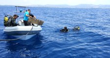 Ayvalık'taki Tekne Faciasında Kaybolan 2 Balıkçıyı Arama Çalışmaları Aralıksız Devam Ediyor