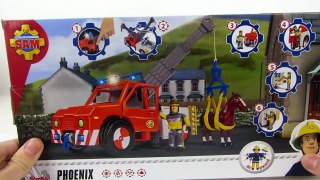 Feuerwehrmann Sam Unboxing: Phoenix Feuerwehrauto/Abschleppwagen für Kinder deutsch