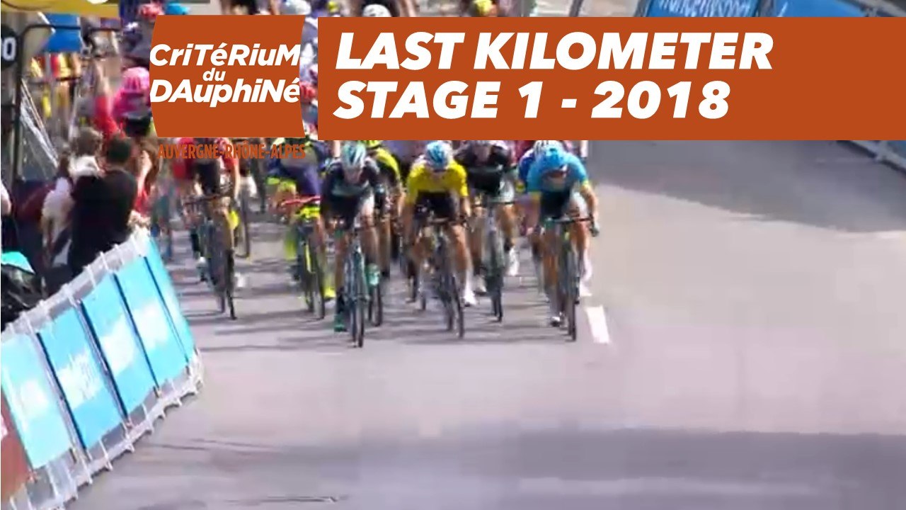 Last kilometer - Étape 1 / Stage 1 (Valence / Saint-Just-Saint-Rambert) - Critérium du Dauphiné 2018