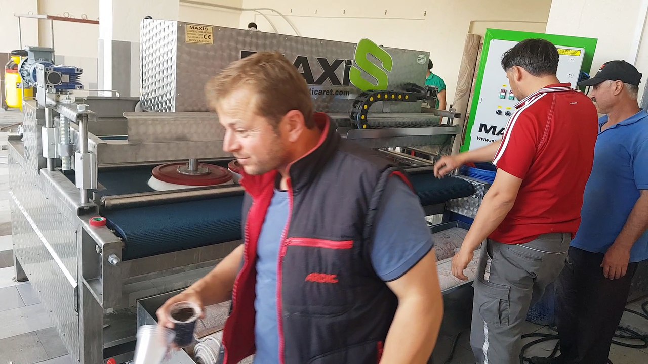 otomatik halı yıkama makinası,halı sıkma makinası maxis