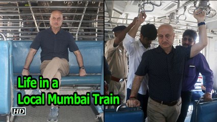 Anupam Kher travels in Local Train | Opens on his Life Journey
