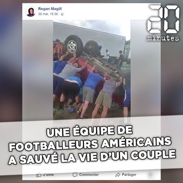 Une équipe de footballeurs américains sauve la vie d'un couple de sexagénaires