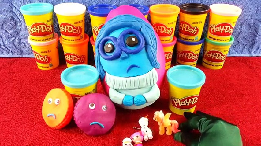Playdoh Inside Out Sadness Surprise Egg from Disney Pixar Animated Movie