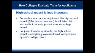 Three Tips for College Transfer Applicants