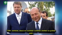 Traian Băsescu îl AVERTIZEAZĂ pe Klaus Iohannis: Ce mesaj i-a transmis