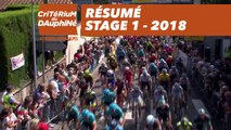 Résumé - Étape 1 (Valence / Saint-Just-Saint-Rambert) - Critérium du Dauphiné 2018