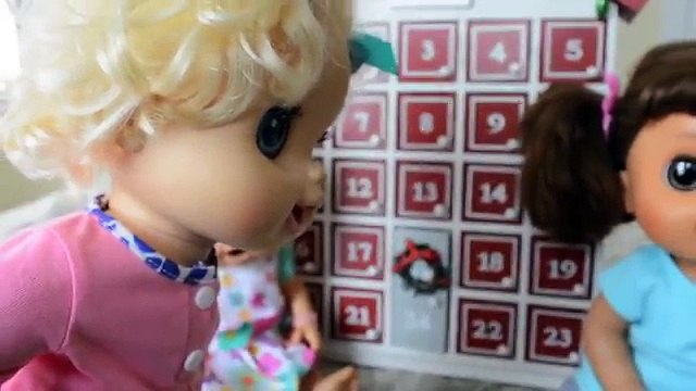 Baby Alive Molly, Daisy, and Lily Get An Advent Calendar Day 24!