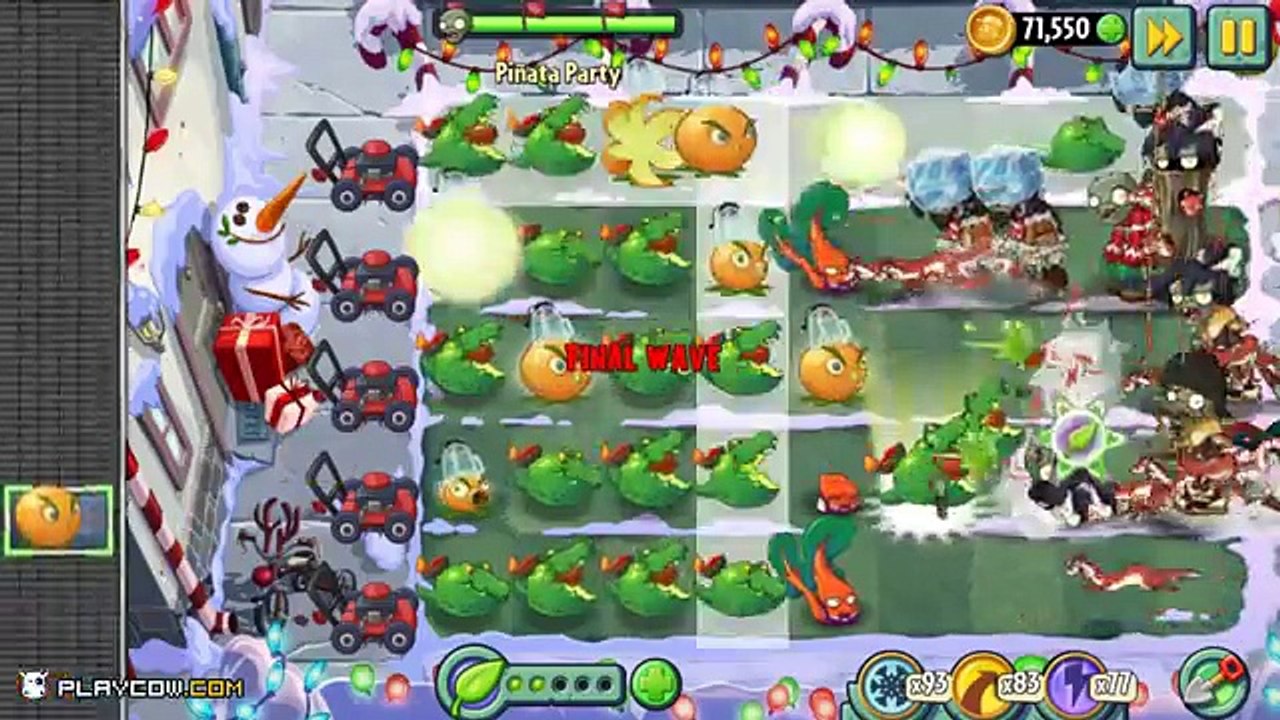 Plants Vs Zombies 2 - Massive Zombies On Treasure Yeti!
