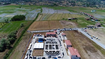 Yakakent Atık Su Arıtma Tesisi'ni, telekonferansla Başbakan Yıldırım açtı