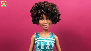 How to Make Afro Hair for Barbie Doll - DIY Doll Hairstyle Tutorial - Making Kids Toys