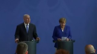FULL: Netanyahu-Merkel Press Conference on Iran Deal