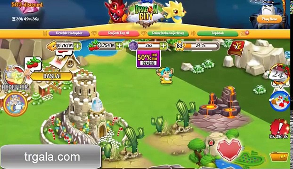 Dragon City Elmas Para Yemek