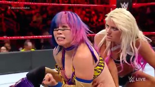 Asuka vs. Alexa Bliss- Raw, Jan. 1, 2018 | WWE Woman Wrestling 2018