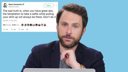 Charlie Day Goes Undercover on Twitter, Wikipedia & Quora