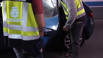 Policía Nacional detiene en Madrid 6 aluniceros por asaltar bancos y recupera 10 autos de alta gama