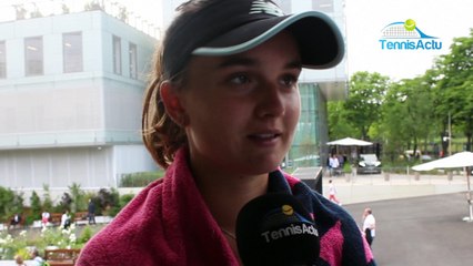 Roland-Garros 2018 - Clara Burel au 3e tour mais "a un peu déraillée"