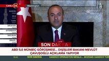 Mevlüt Çavuşoğlu konuşuyor