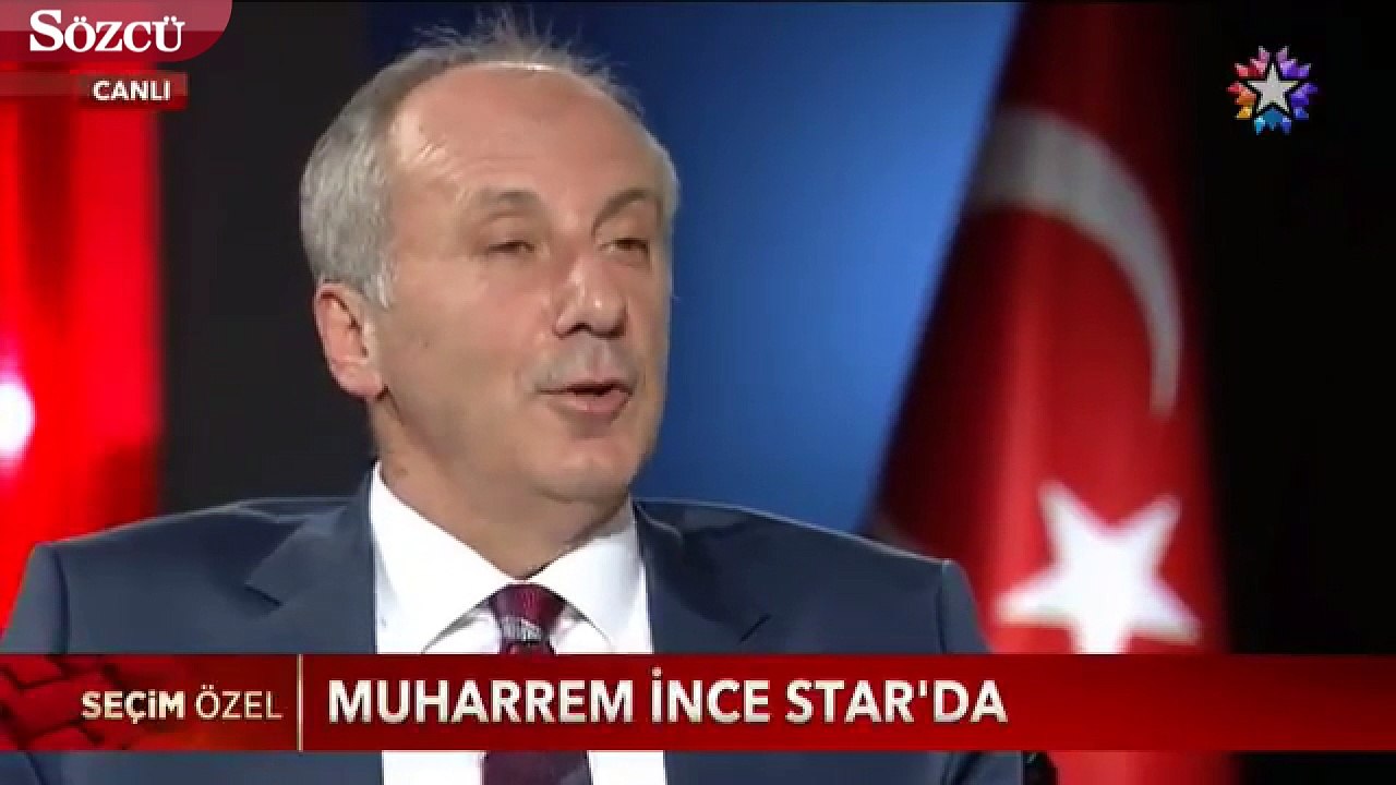 Muharrem İnce canlı yayında şiir okudu
