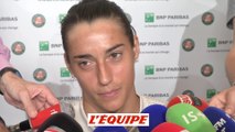 Garcia «Pas l'impression d'avoir tout donné» - Tennis - Roland Garros (F)