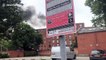Smoke billows from student flats in Derby after blast