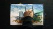Художник Толгобек Койчуманов выразил свое видение на нынешнюю ситуацию в стране.С помощью краски и полотна...