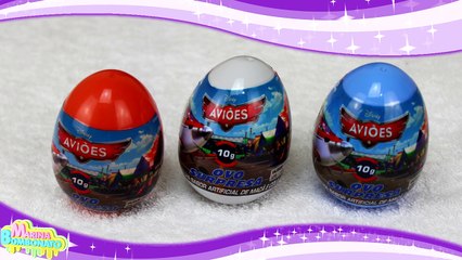 Ovo Surpresa Aviões (Ovinho, Coleção) Review Surprise Eggs Planes