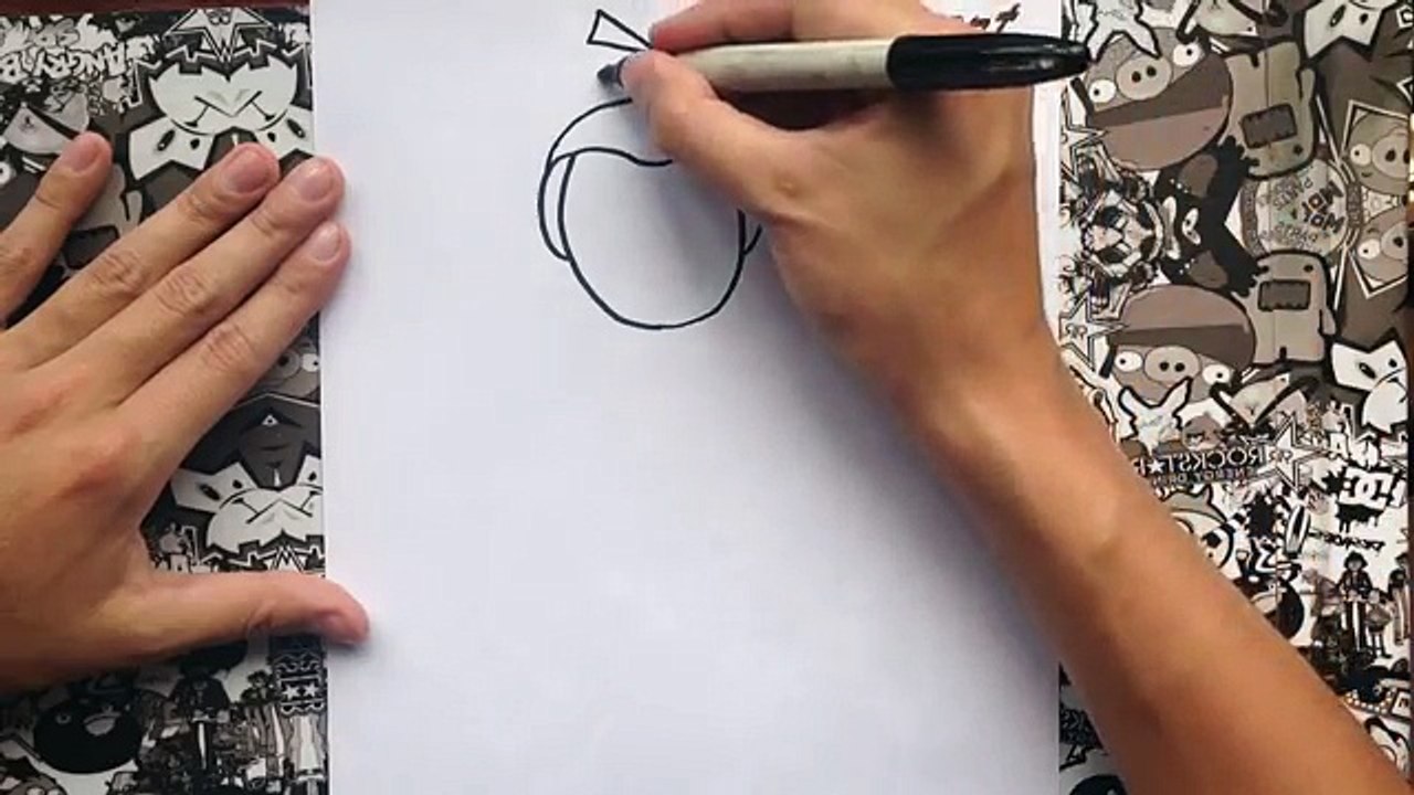 Como dibujar a phantom balloon boy de five nights at freddy | how to draw phantom balloon boy