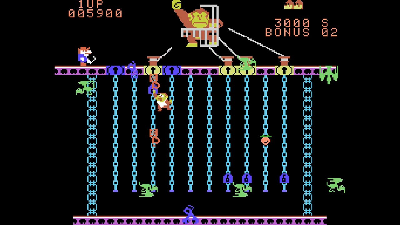 [Longplay] Donkey Kong Jr. (Skill 1-2-3-4) - ColecoVision (1080p 60fps)