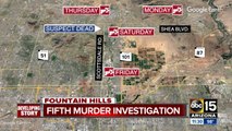 Phoenix killing spree: four dead, fifth murder under investigation, officials say