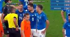 Domenico Crisito RED CARD - Italy 1-0 Netherlands