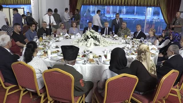 Şehit Yakınları ve Gaziler İftarda Buluştu