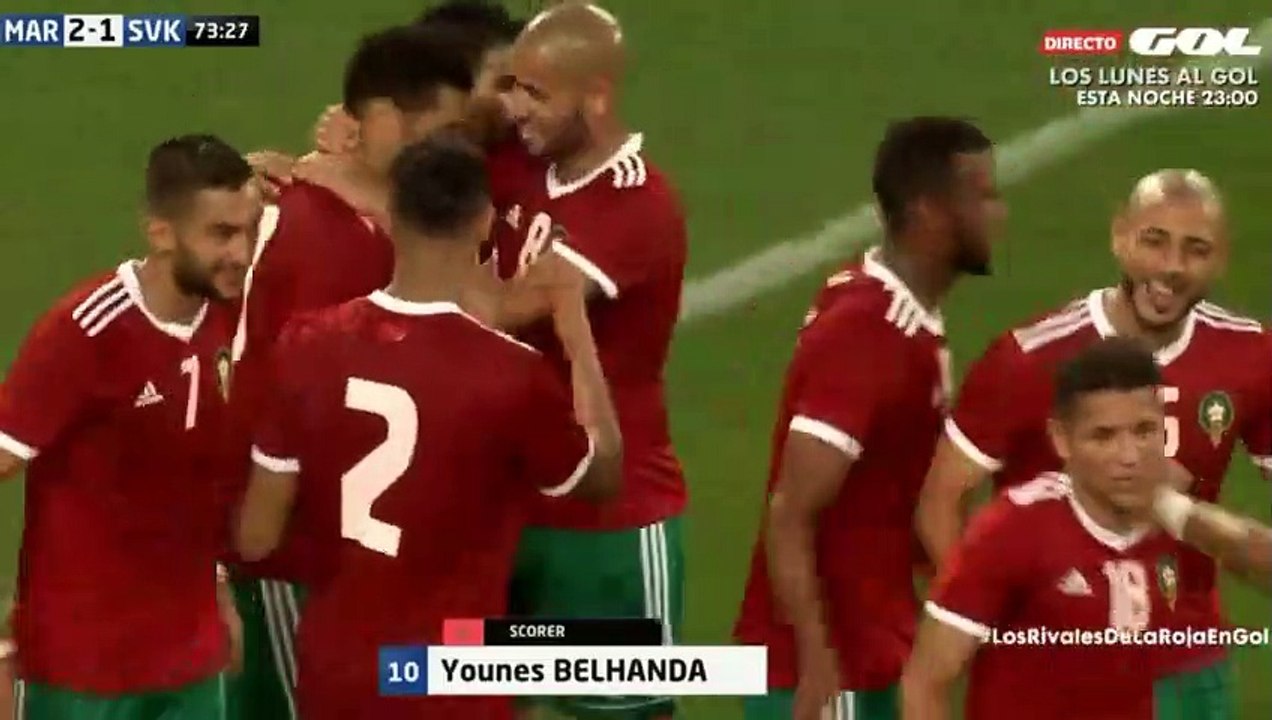 Incroyable but Younès Belhanda Goal Maroc - Slovaquie (2-1)