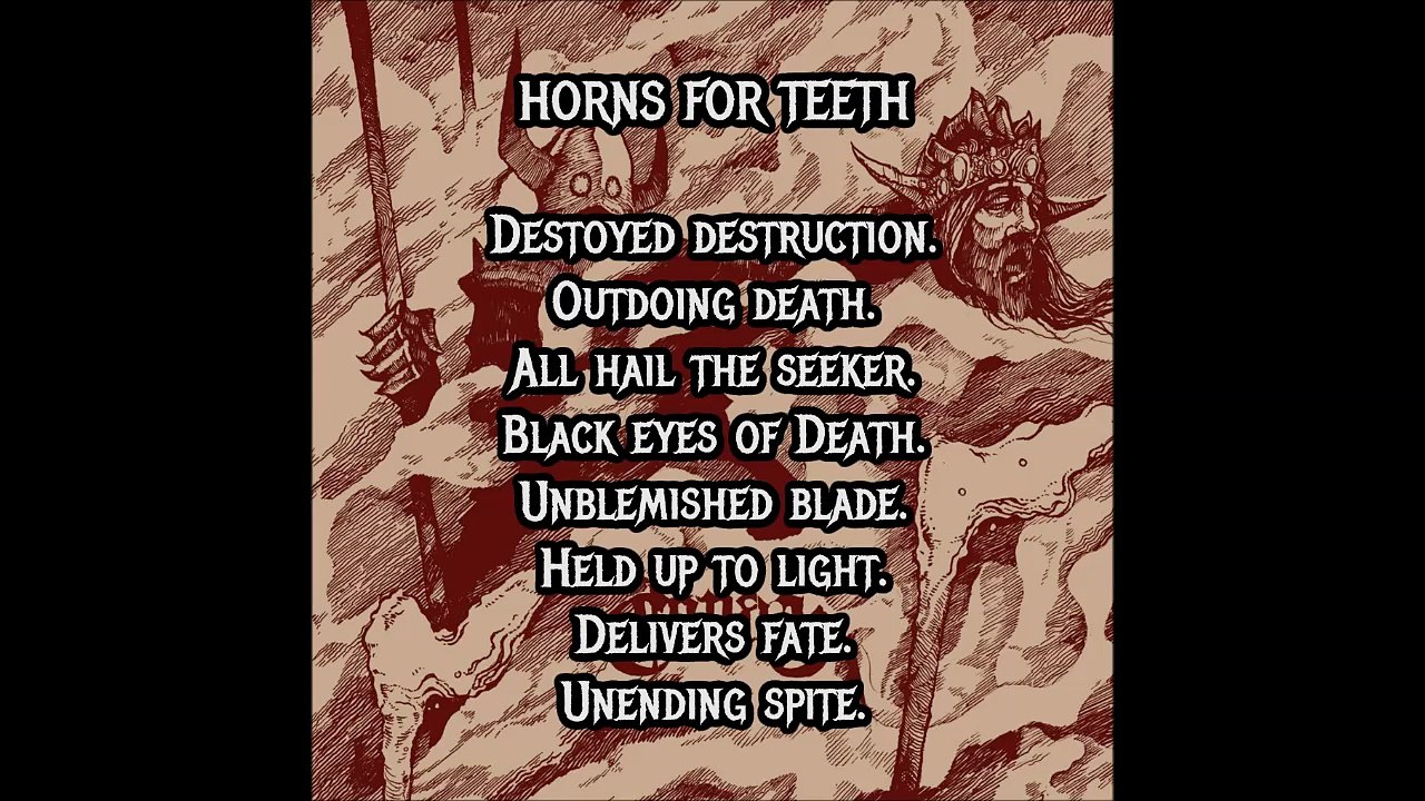 CONAN - Horns For Teeth   --LYRIC VIDEO--